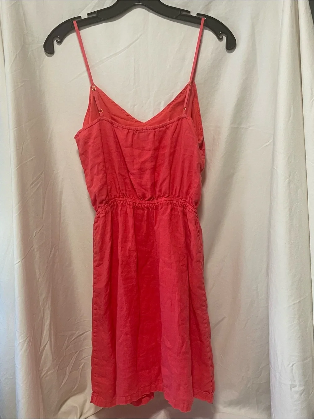 J.Crew Linen Coral Dress